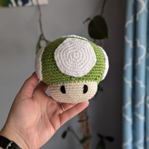 Crochet Green Mario Mushroom
